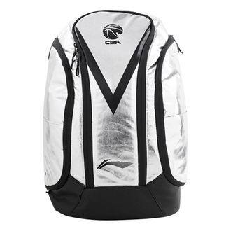 Li-Ning CBA All Star Player Backpack Silver Black ABSR176-3