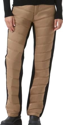 Alp N Rock Womens Kaja Quilted Pant In Dark Khaki