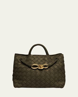 Bottega Veneta Andiamo Small Leather Top-Handle Bag