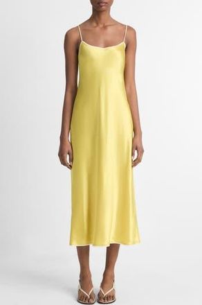Vince Tipped Satin Slipdress in Danjou/sun Creme at Nordstrom Rack, Size X-Large