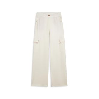 Freddy Pantaloni cargo wide leg in felpa di viscosa