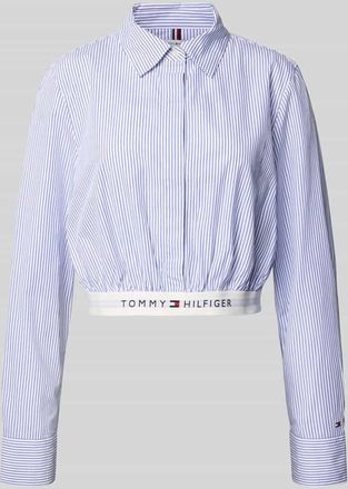 Tommy Hilfiger Regular Fit Hemdbluse aus reiner Bio-Baumwolle in Weiss, Gr&ouml;&szlig;e XL