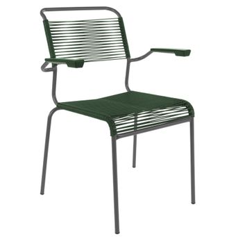 Schubiger M&ouml;bel Spaghetti-Stuhl S&auml;ntis mit Armlehnen