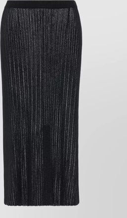 Maison Margiela ribbed midi skirt