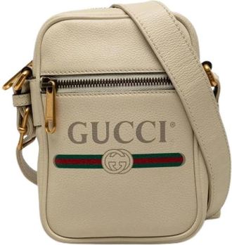 Gucci Pre-owned Crossbody Bag - Dames - Vintage Schoudertas - Beige - ONE Size - Vintage