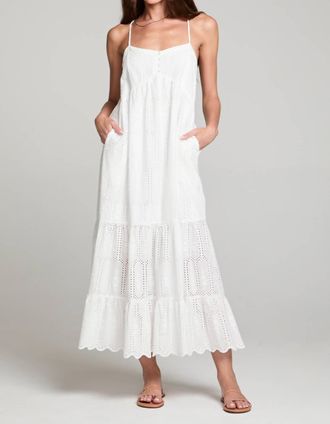 Saltwater Luxe Amalia Midi Dress In Salt