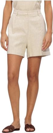 Notre-V Nv-Henrieke Short Shorts - Dames - Bermuda - Beige - XL - Katoen - Korte Broeken