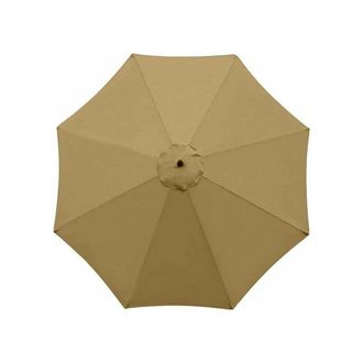 OEM Copertura Di Ricambio Per Ombrellone, 8 Stecche, 3 M, Cachi