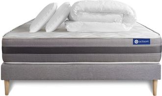 Actisom Pack Colch&oacute;n Gris Espuma Viscoel&aacute;stica 140 X 200