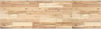 vidaXL Vidaxl - Encimera tocador de baño madera acacia sin tratar 120x40x2 cm