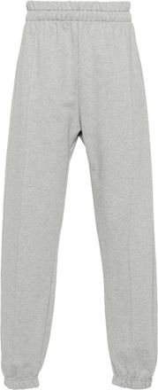 GCDS embroidered-logo track pants - unisex - Cotton - S - Grey