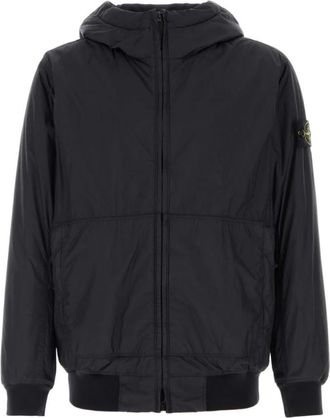 Stone Island Navy Blue Hood Jacket
