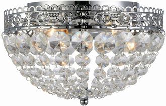 Markslöjd Markslojd - saxholm - Plafoniera a filo in cristallo a 2 luci Cromo, attacco E14