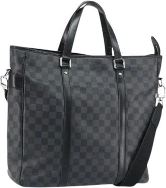 Louis Vuitton Pre-owned Tote Bags, female, Black, Size: ONE SIZE Pre-owned Tadao Tote