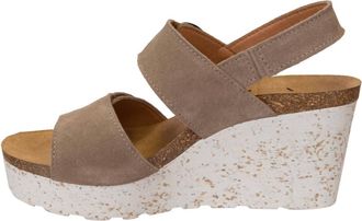 OTBT Womens Peasant Wedge Sandals In Greige