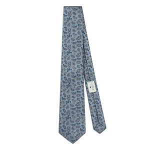 Etro Etro, Ties, male, Multicolor, Size: ONE SIZE Silk Jacquard Tie with Micro Paisley Motif