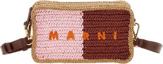 Marni Pink Burgundy Seaside Camera Bag