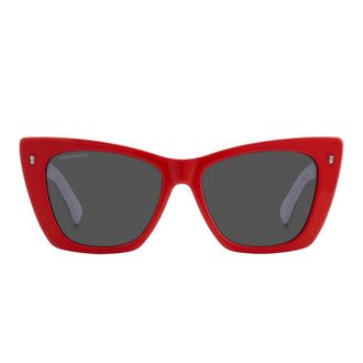 Dsquared2 DSquared2 Dames/Dames Icon Vlinder Zonnebril (Rood/zwart)