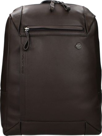 Piquadro Brown Leather Mens Backpack