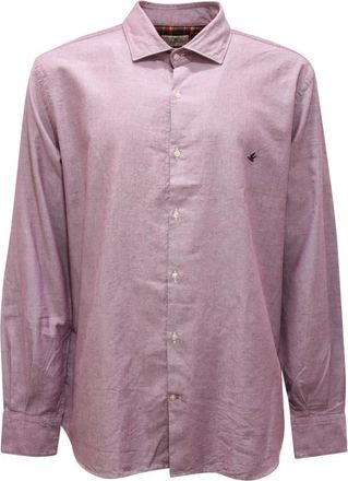 Brooksfield Bordeaux Overhemd - Heren - Casual Overhemden - Rood - 4XL - Katoen - Overhemden