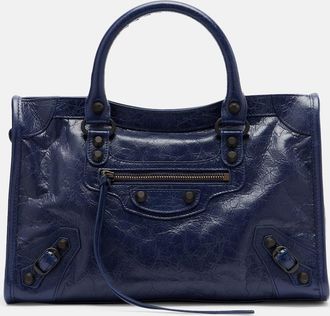 Balenciaga Le City Small leather tote bag