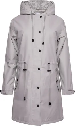 Elle Womens Emma Festival Mac in Silver - Size 12 UK