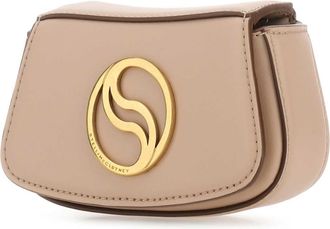 Stella McCartney Womens Alter Mat Mini Shoulder Bag Beige Exteiror