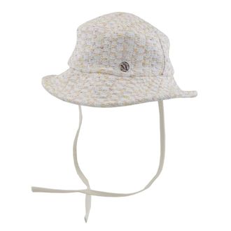 Maison Michel Ladies Angele Light Tweed Bucket Hat, Size Medium