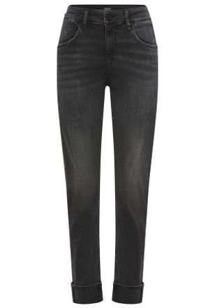 Replay Slim-fit-Jeans REPLAY MARTY, Damen, Gr. 26, L&auml;nge 32, schwarz delav&egrave;, Denim/Jeans, Obermaterial: 99% Baumwolle, 1% Elasthan, slim fit lang, Jeans Slim