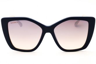Max & Co. MO0065 Cat-Eye Sunglasses - Blue