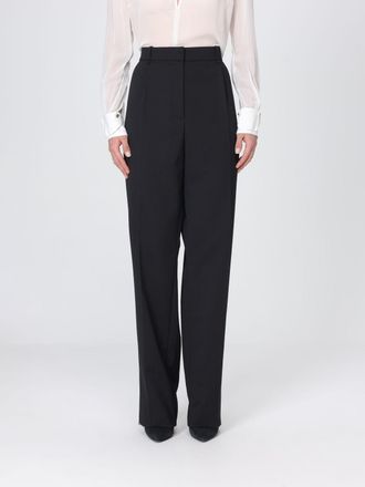 Elisabetta Franchi High-Waisted Straight-Leg Trousers in Wool Gabardine
