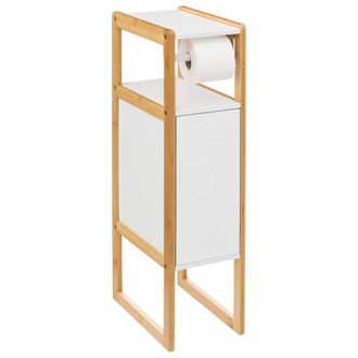 5five Simply Smart 5five Simply Smart - Five Portarrollos Color Blanco Con Reserva Para Papel Higi&eacute;nico Y Para Puerta - natureo - Blanco