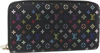 Louis Vuitton Pre-owned Wallets, female, Black, Size: ONE SIZE Pre-owned Canvas Wallet