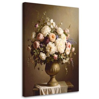 Feeby Impresi&oacute;n De Imagen, Ramo De Flores En Un Jarr&oacute;n Vintage, 80x120