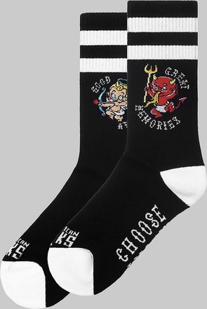 American Socks Choose Wisely - Mid High Socks estampado