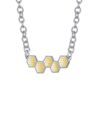 Rachel Glauber Cz Chain Necklace