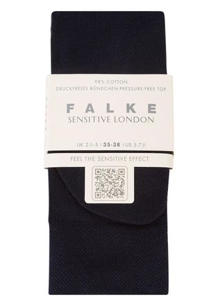 Falke Sensitive London Stretch Cotton Socks - Navy - 3942 (IT39 - 42 / UK6 - 9)