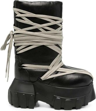 Rick Owens Megalace Lunar Mega Tractor veterlaarzen