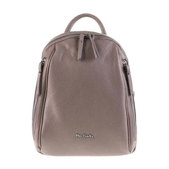 Pierre Cardin Mochila de Piel Grabada - Bags - Mujer - Gris - ONE SIZE