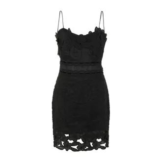Isabel Marant Lace Mini Dress - female - Isabel Marant - Short Dresses - Black - 2XS - Dresses