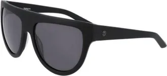 Dragon Ladies Black Rectangular Sunglasses DRDUSKLL002