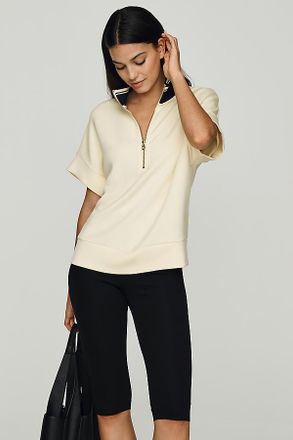 Varley Ritchie 2.0 Quarter Zip Short-Sleeve Top