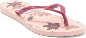 Havaianas Slim Flip Flop in Ballet Rose/golden at Nordstrom Rack, Size 9/10