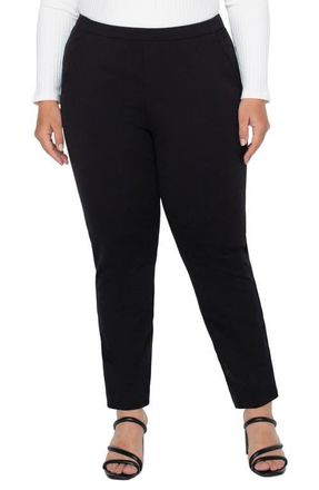 Liverpool L.A. Kayla Pull-On Ponte Pants in Black at Nordstrom, Size 14W