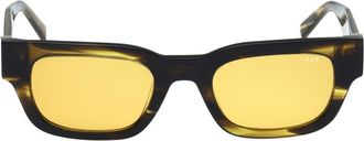 Abercrombie & Fitch 51mm Square Sunglasses in Brown Horn/brown at Nordstrom