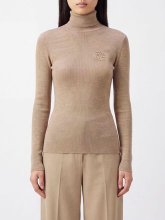 Max Mara Dolcevita slim fit in lana a coste
