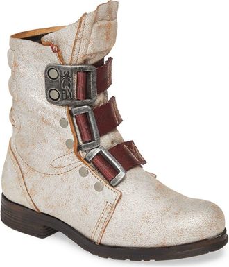 FLY London Stif Military Boot in 028 Pearl Cool at Nordstrom Rack, Size 10-10.5Us / 41Eu