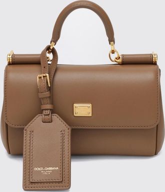 Dolce & Gabbana Borsa a mano mini My Sicily in pelle con charm logato