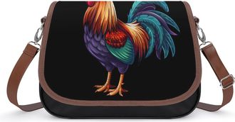 Generic Lifelike Rooster Crossbody Bags for Women Shoulder Messenger Bag Purse Handbags
