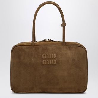 Miu Miu Beau Bag olive green in suede